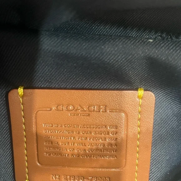 Coach Souvenirs leather Blue Belt Bag - Picture 7 of 7